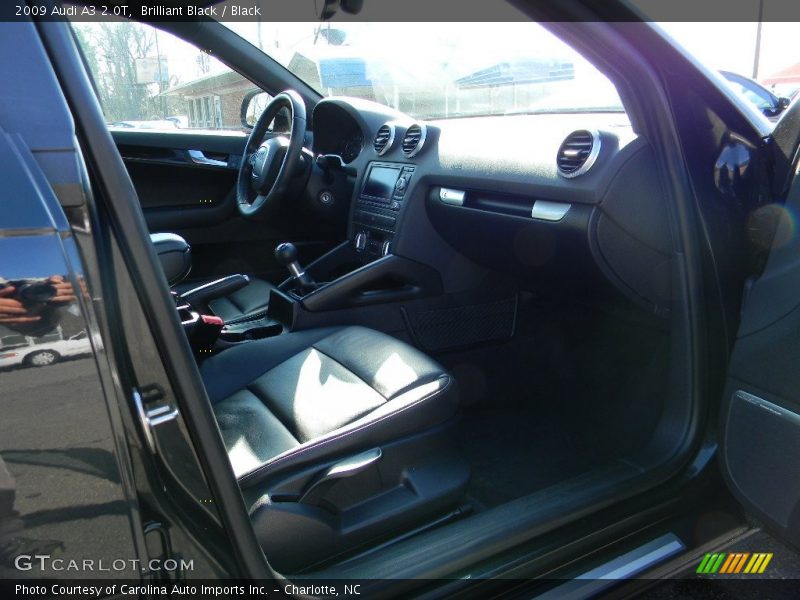 Brilliant Black / Black 2009 Audi A3 2.0T