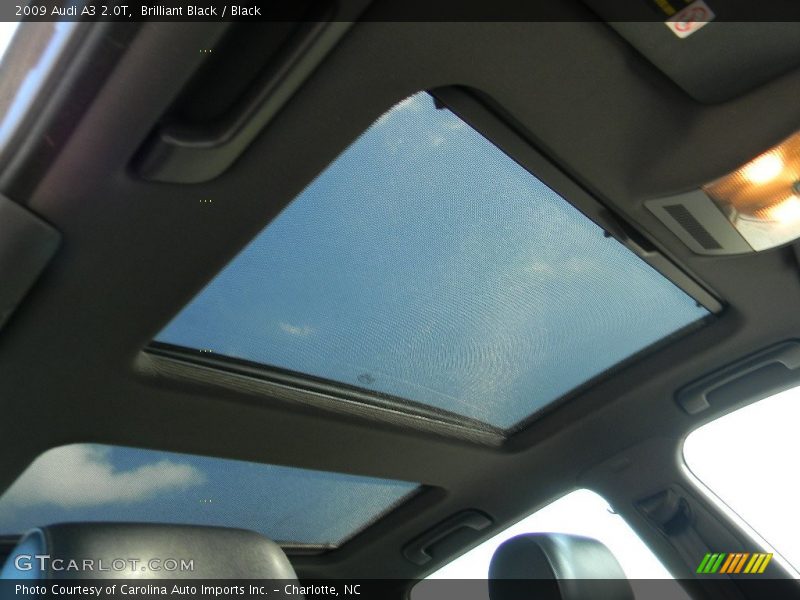 Brilliant Black / Black 2009 Audi A3 2.0T