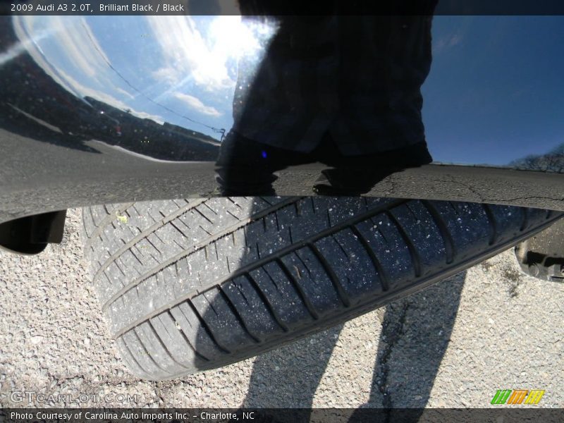 Brilliant Black / Black 2009 Audi A3 2.0T