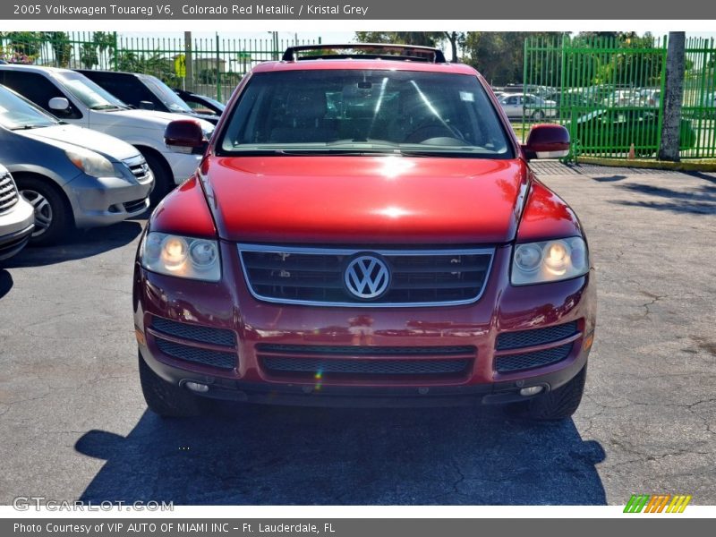 Colorado Red Metallic / Kristal Grey 2005 Volkswagen Touareg V6