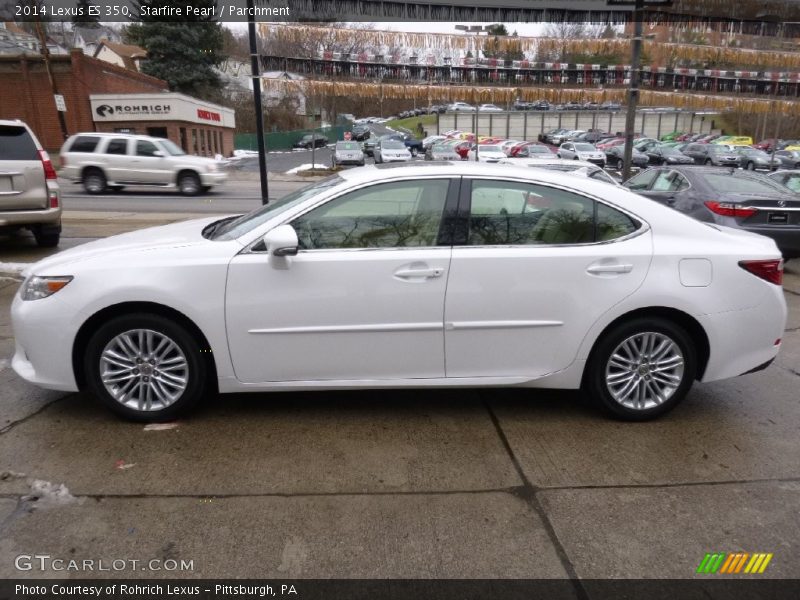 Starfire Pearl / Parchment 2014 Lexus ES 350