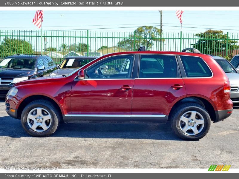 Colorado Red Metallic / Kristal Grey 2005 Volkswagen Touareg V6