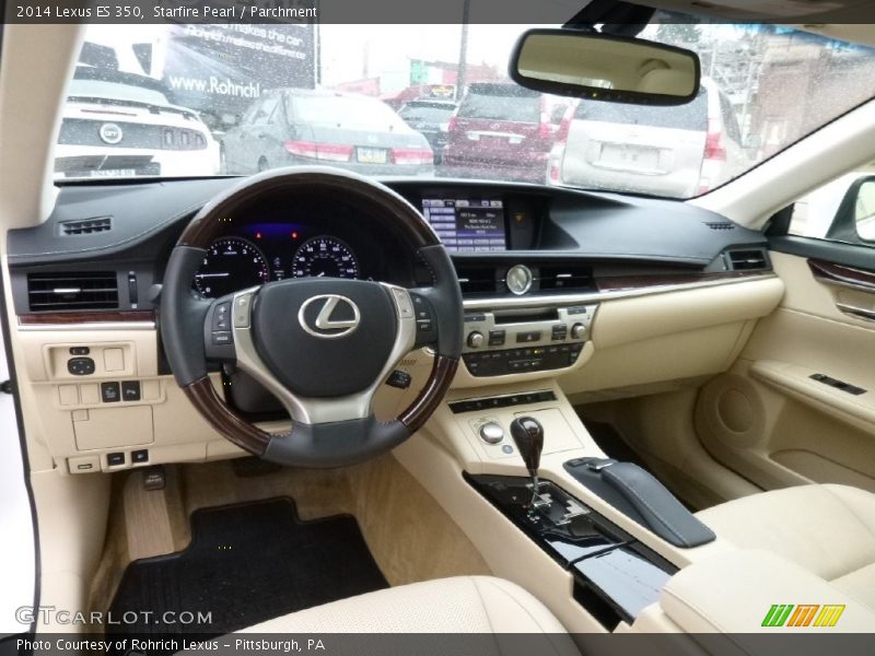 Starfire Pearl / Parchment 2014 Lexus ES 350