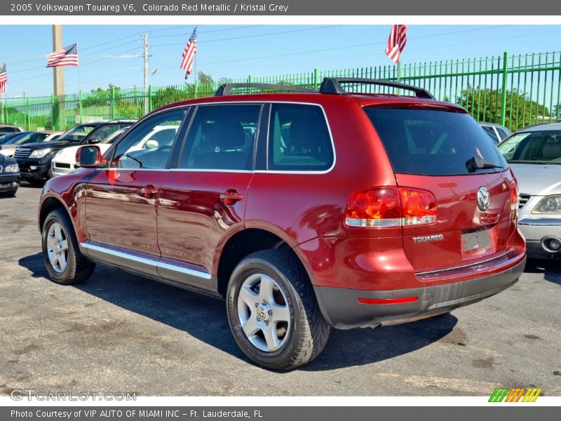 Colorado Red Metallic / Kristal Grey 2005 Volkswagen Touareg V6