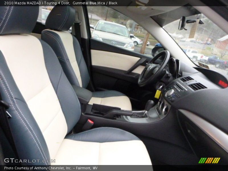 Gunmetal Blue Mica / Black 2010 Mazda MAZDA3 i Touring 4 Door