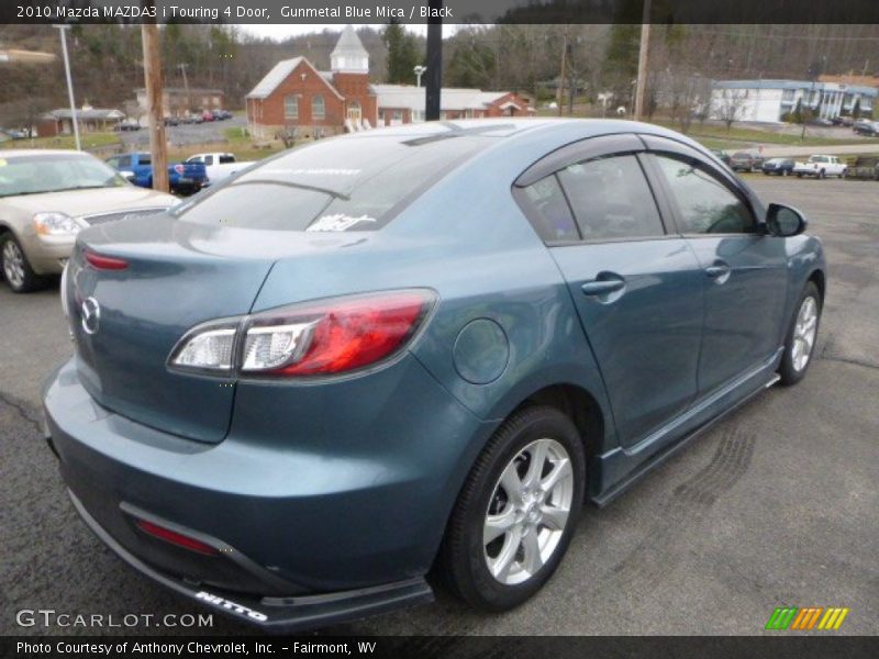 Gunmetal Blue Mica / Black 2010 Mazda MAZDA3 i Touring 4 Door