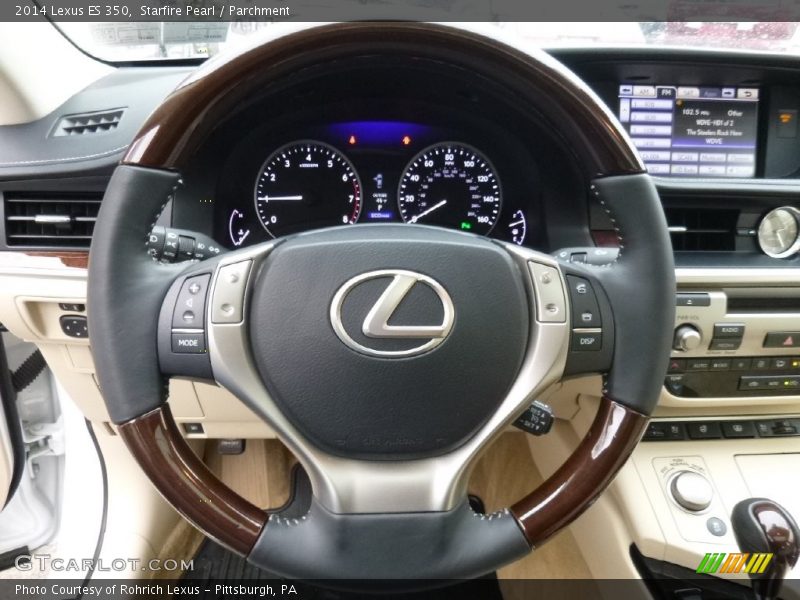 Starfire Pearl / Parchment 2014 Lexus ES 350