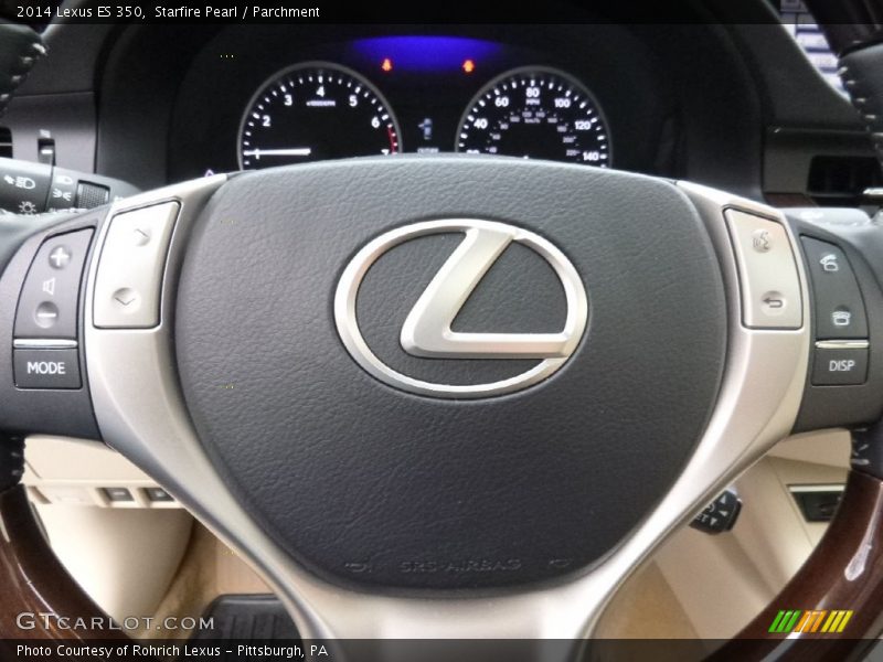 Starfire Pearl / Parchment 2014 Lexus ES 350