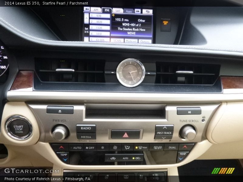 Starfire Pearl / Parchment 2014 Lexus ES 350
