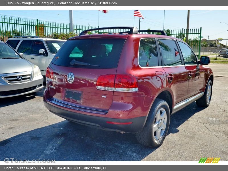 Colorado Red Metallic / Kristal Grey 2005 Volkswagen Touareg V6