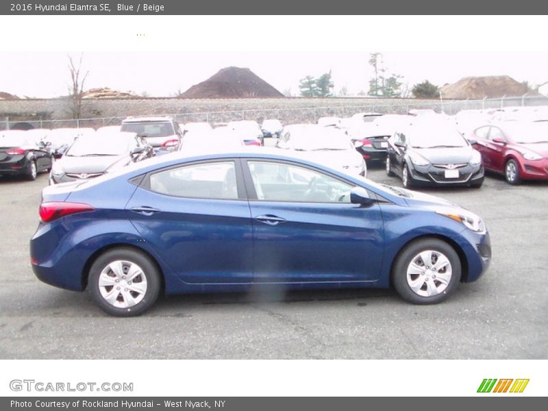 Blue / Beige 2016 Hyundai Elantra SE