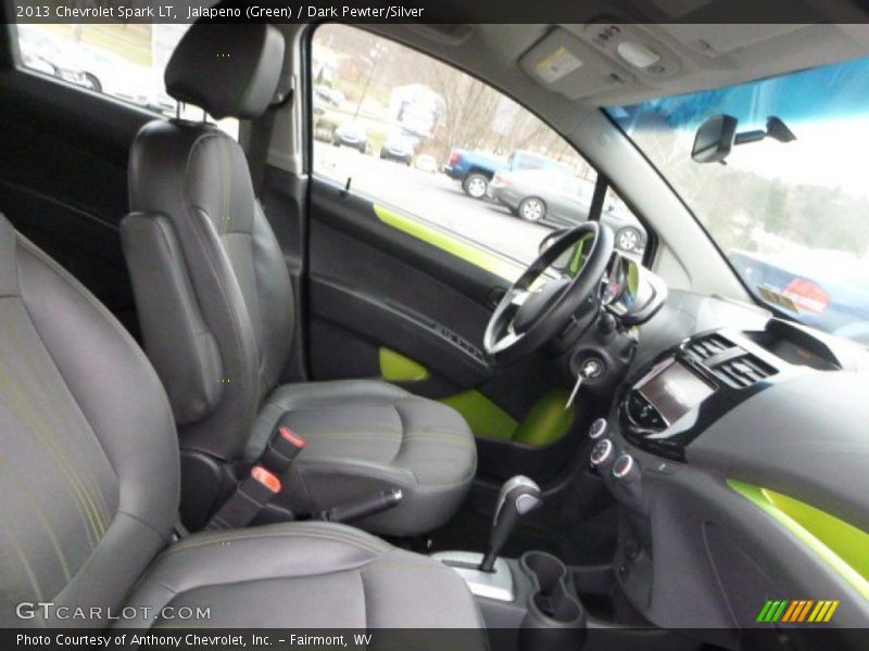 Jalapeno (Green) / Dark Pewter/Silver 2013 Chevrolet Spark LT