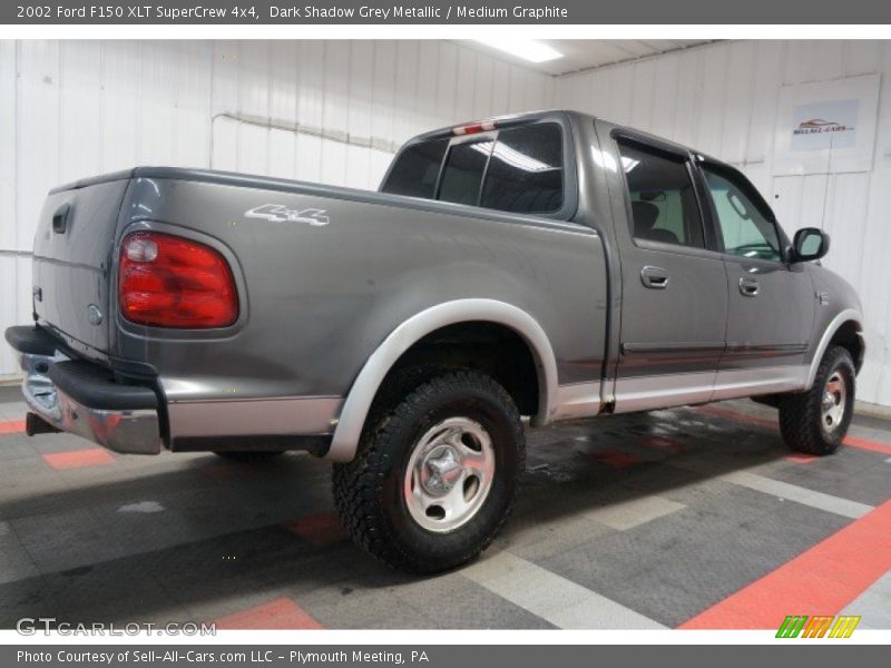 Dark Shadow Grey Metallic / Medium Graphite 2002 Ford F150 XLT SuperCrew 4x4
