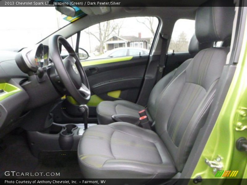 Jalapeno (Green) / Dark Pewter/Silver 2013 Chevrolet Spark LT