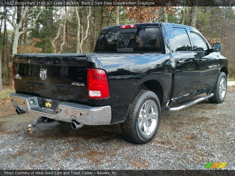 Black / Dark Slate Gray/Medium Graystone 2012 Dodge Ram 1500 SLT Crew Cab 4x4