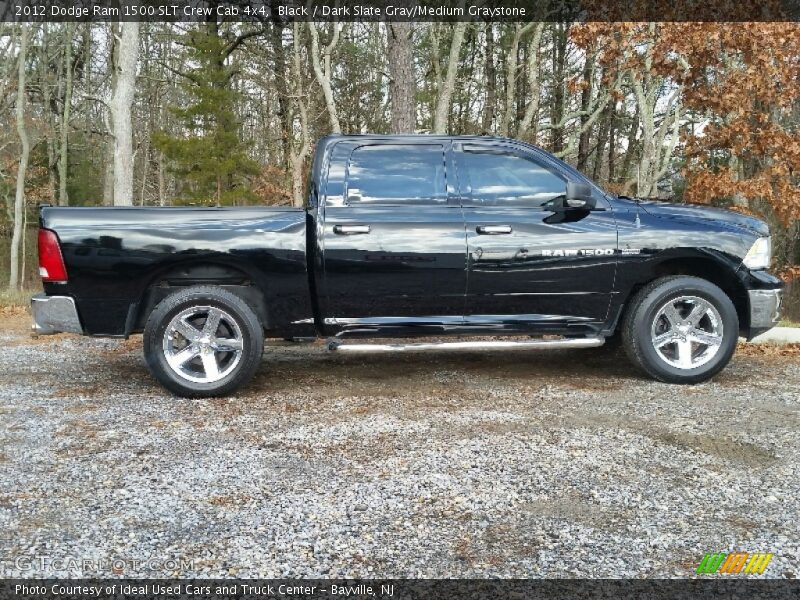 Black / Dark Slate Gray/Medium Graystone 2012 Dodge Ram 1500 SLT Crew Cab 4x4
