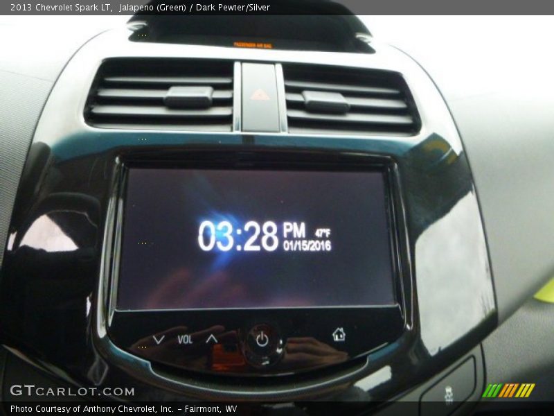 Jalapeno (Green) / Dark Pewter/Silver 2013 Chevrolet Spark LT