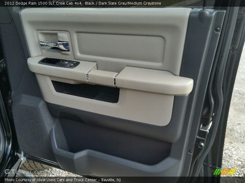 Black / Dark Slate Gray/Medium Graystone 2012 Dodge Ram 1500 SLT Crew Cab 4x4