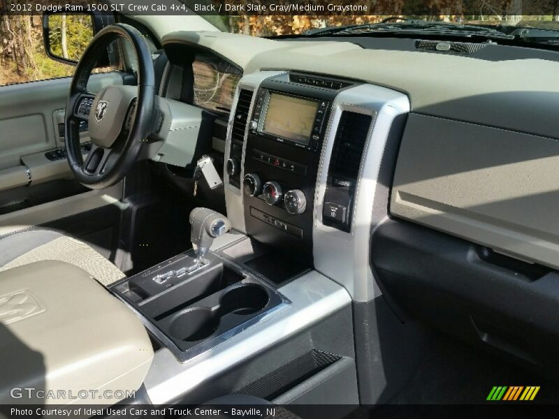 Black / Dark Slate Gray/Medium Graystone 2012 Dodge Ram 1500 SLT Crew Cab 4x4