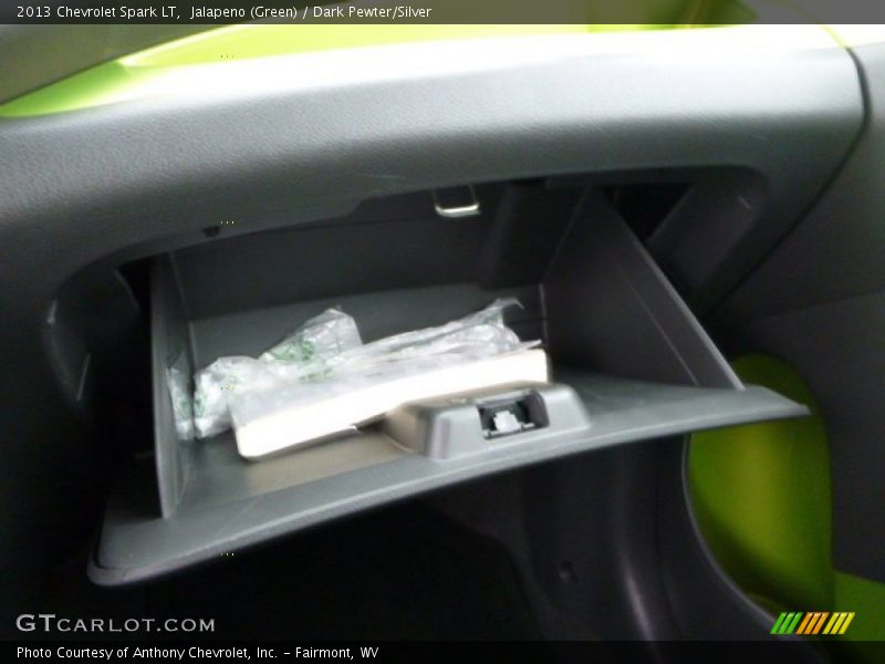 Jalapeno (Green) / Dark Pewter/Silver 2013 Chevrolet Spark LT