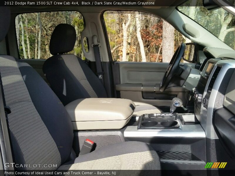 Black / Dark Slate Gray/Medium Graystone 2012 Dodge Ram 1500 SLT Crew Cab 4x4
