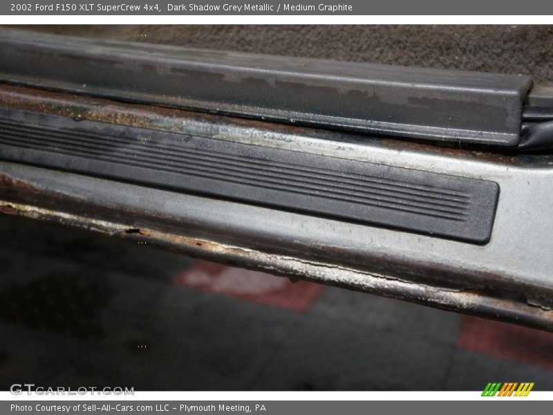 Dark Shadow Grey Metallic / Medium Graphite 2002 Ford F150 XLT SuperCrew 4x4