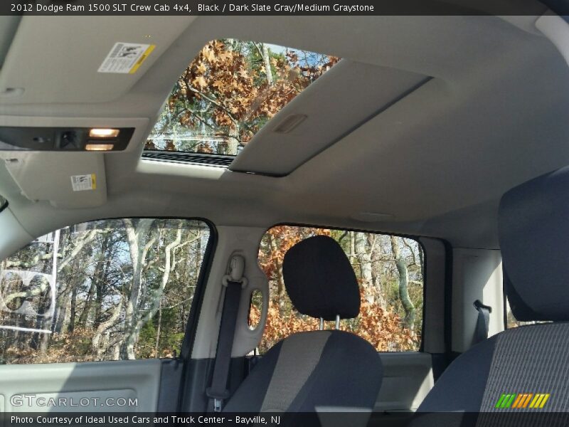 Black / Dark Slate Gray/Medium Graystone 2012 Dodge Ram 1500 SLT Crew Cab 4x4