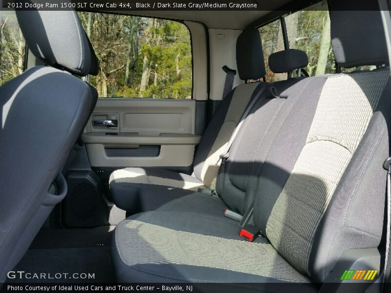 Black / Dark Slate Gray/Medium Graystone 2012 Dodge Ram 1500 SLT Crew Cab 4x4