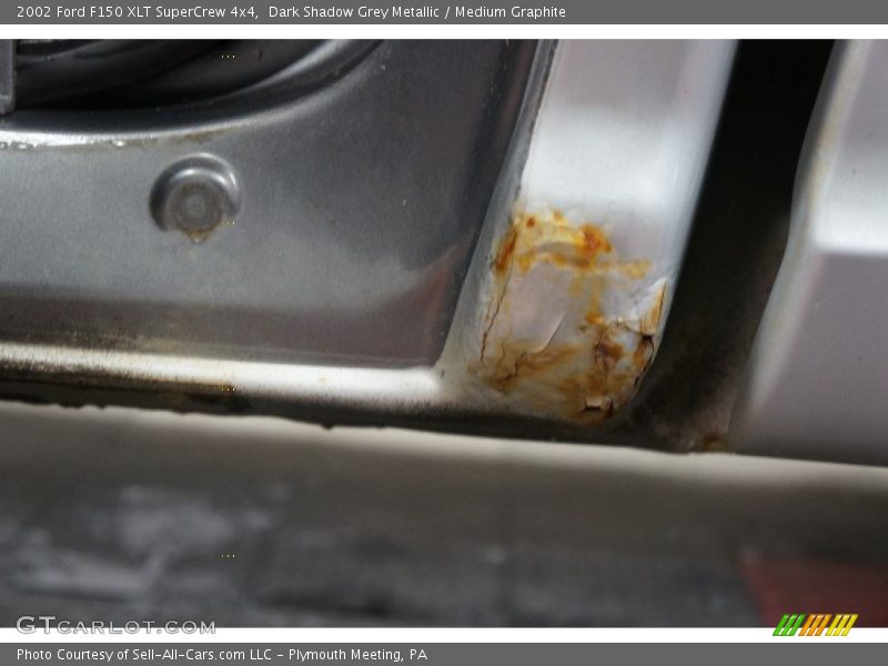 Dark Shadow Grey Metallic / Medium Graphite 2002 Ford F150 XLT SuperCrew 4x4