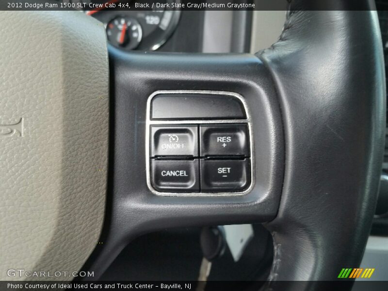 Black / Dark Slate Gray/Medium Graystone 2012 Dodge Ram 1500 SLT Crew Cab 4x4