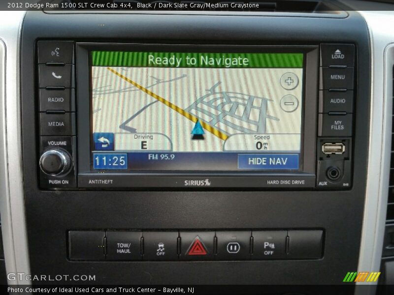 Black / Dark Slate Gray/Medium Graystone 2012 Dodge Ram 1500 SLT Crew Cab 4x4