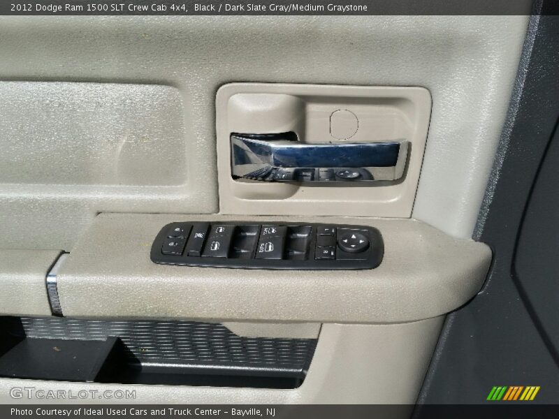 Black / Dark Slate Gray/Medium Graystone 2012 Dodge Ram 1500 SLT Crew Cab 4x4