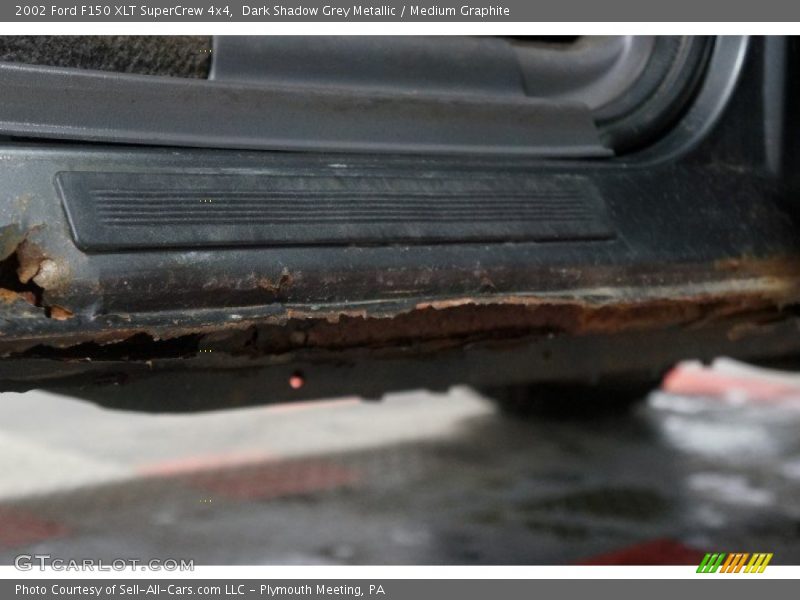 Dark Shadow Grey Metallic / Medium Graphite 2002 Ford F150 XLT SuperCrew 4x4