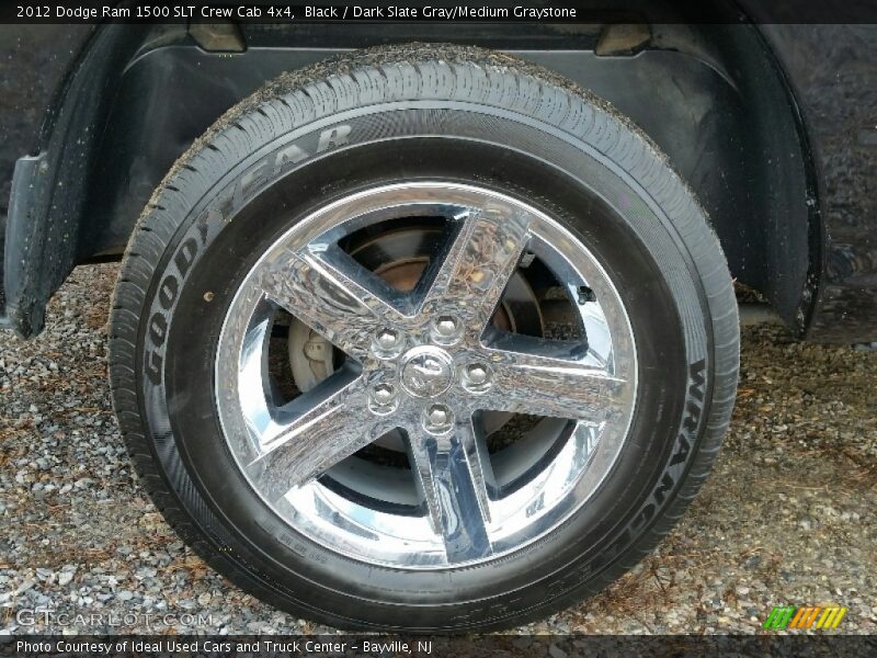 Black / Dark Slate Gray/Medium Graystone 2012 Dodge Ram 1500 SLT Crew Cab 4x4