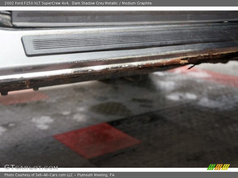 Dark Shadow Grey Metallic / Medium Graphite 2002 Ford F150 XLT SuperCrew 4x4