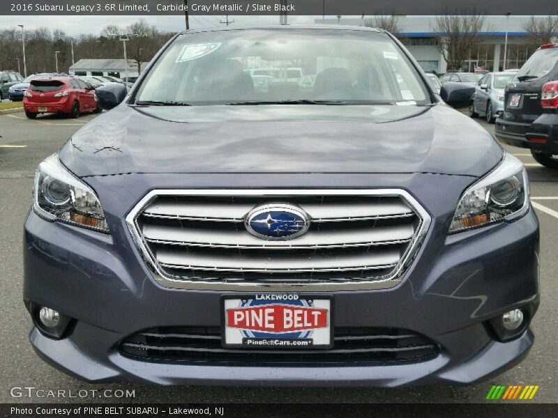 Carbide Gray Metallic / Slate Black 2016 Subaru Legacy 3.6R Limited