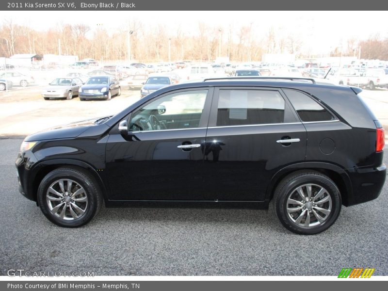 Ebony Black / Black 2011 Kia Sorento SX V6