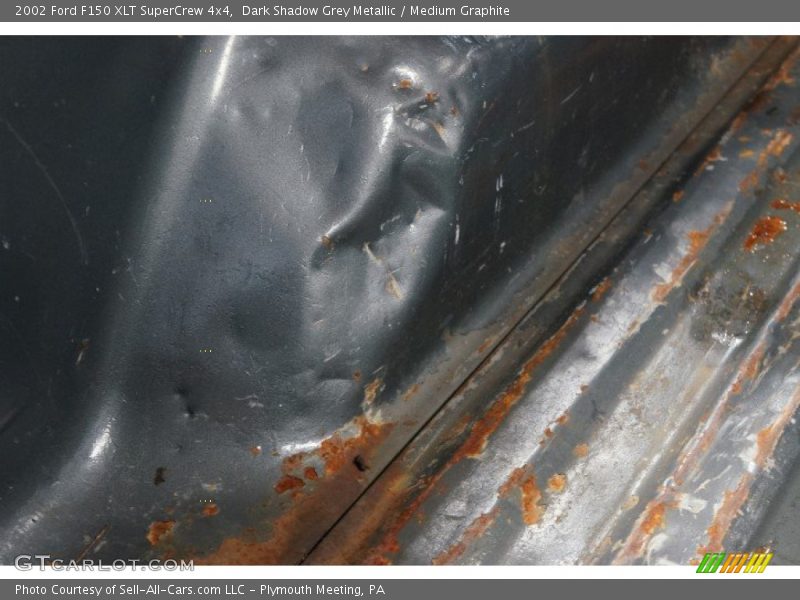 Dark Shadow Grey Metallic / Medium Graphite 2002 Ford F150 XLT SuperCrew 4x4