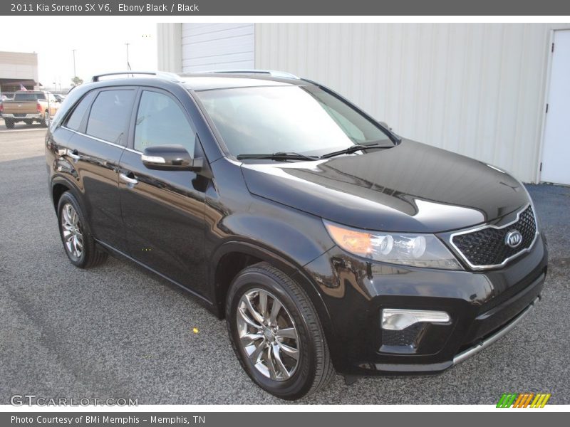 Ebony Black / Black 2011 Kia Sorento SX V6