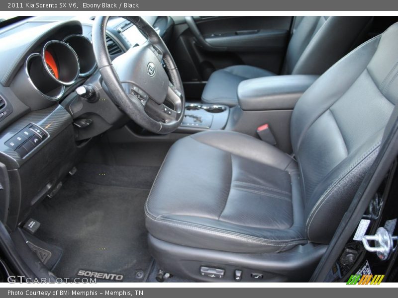 Ebony Black / Black 2011 Kia Sorento SX V6