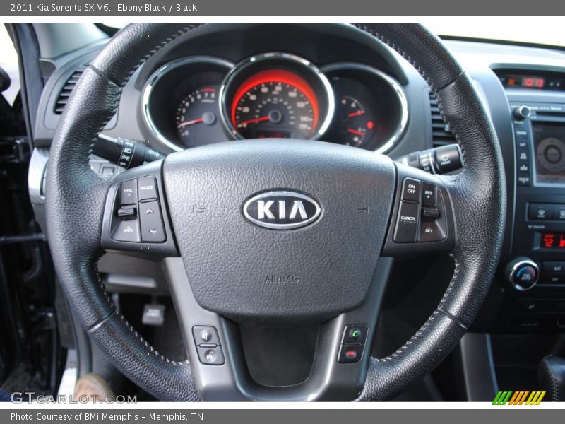 Ebony Black / Black 2011 Kia Sorento SX V6