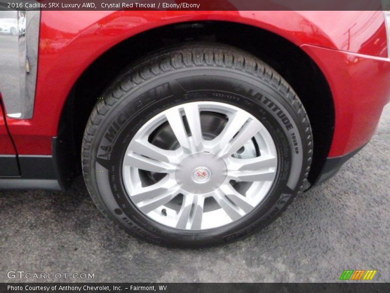 Crystal Red Tincoat / Ebony/Ebony 2016 Cadillac SRX Luxury AWD