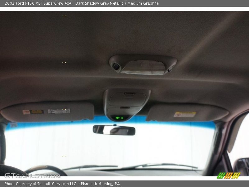 Dark Shadow Grey Metallic / Medium Graphite 2002 Ford F150 XLT SuperCrew 4x4