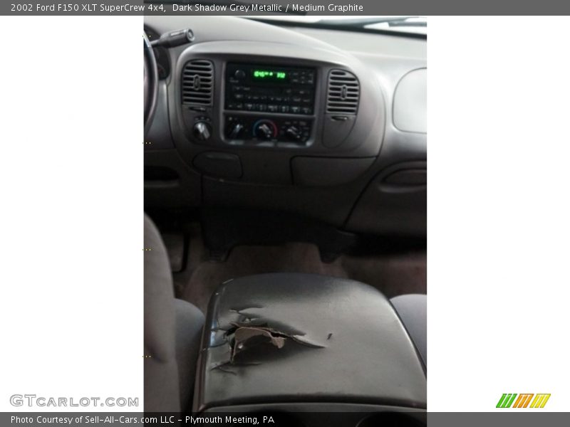 Dark Shadow Grey Metallic / Medium Graphite 2002 Ford F150 XLT SuperCrew 4x4