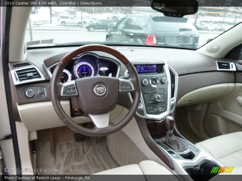 Gold Mist / Shale/Ebony 2010 Cadillac SRX 4 V6 AWD