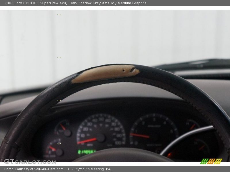 Dark Shadow Grey Metallic / Medium Graphite 2002 Ford F150 XLT SuperCrew 4x4