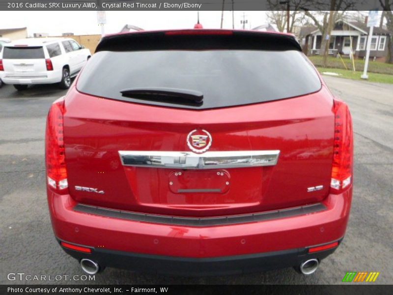 Crystal Red Tincoat / Ebony/Ebony 2016 Cadillac SRX Luxury AWD
