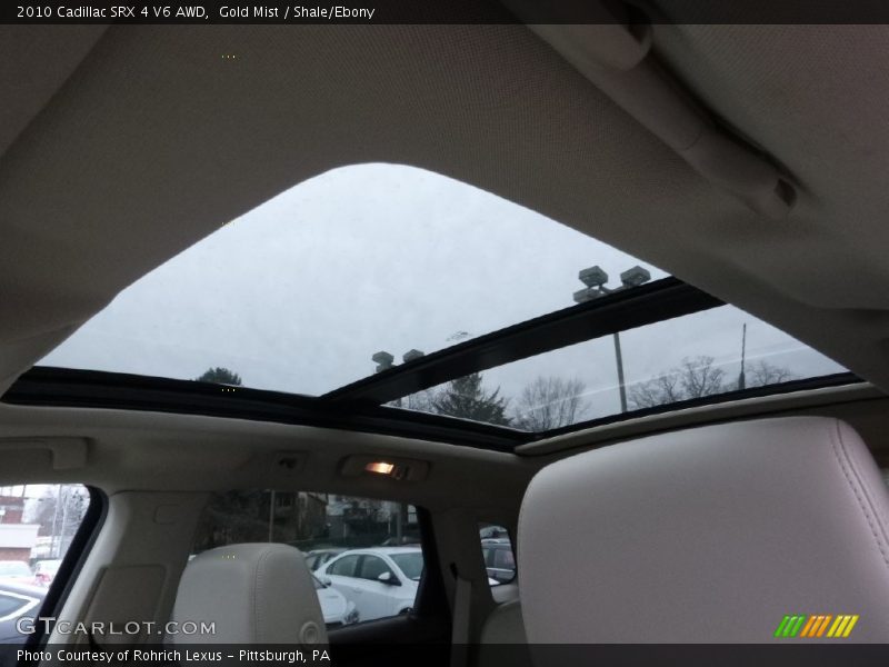 Gold Mist / Shale/Ebony 2010 Cadillac SRX 4 V6 AWD