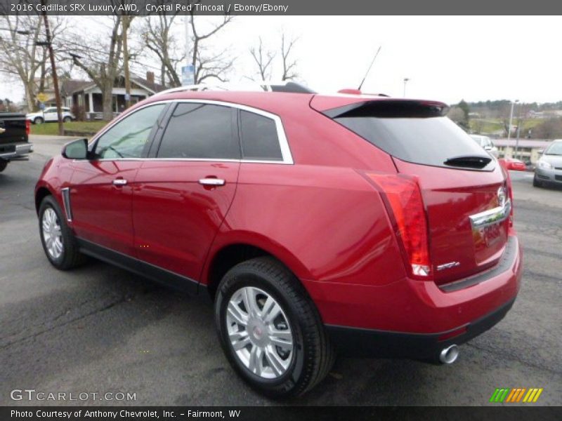 Crystal Red Tincoat / Ebony/Ebony 2016 Cadillac SRX Luxury AWD