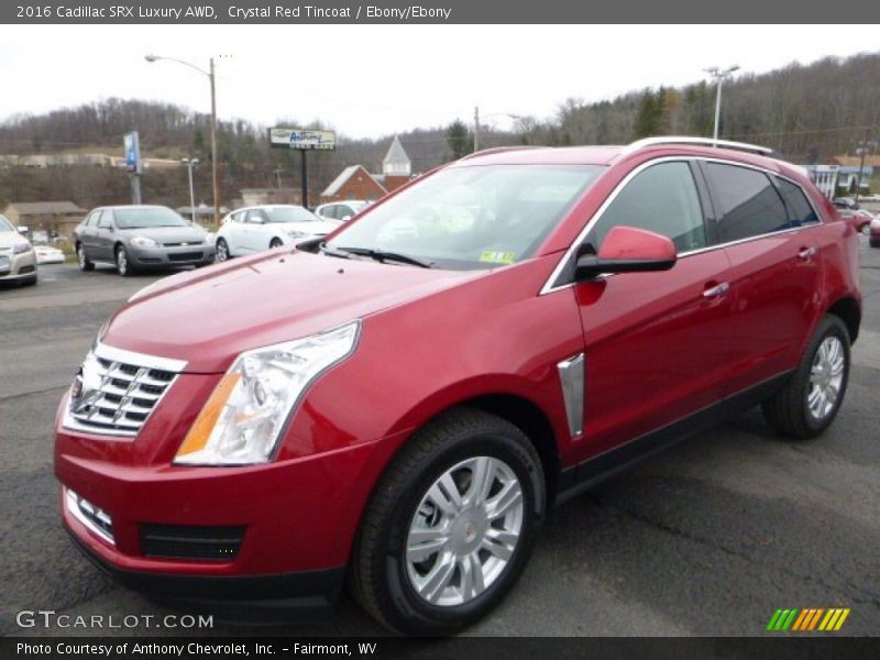 Crystal Red Tincoat / Ebony/Ebony 2016 Cadillac SRX Luxury AWD